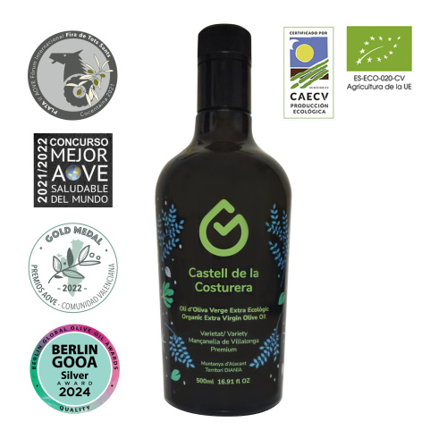 AOVE Castell de la Costurera Mançanella 0,5L 2024 caja de 6 botellas