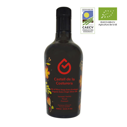AOVE Castell de la Costurera Picual 0,5L 2024 caja de 6 botellas