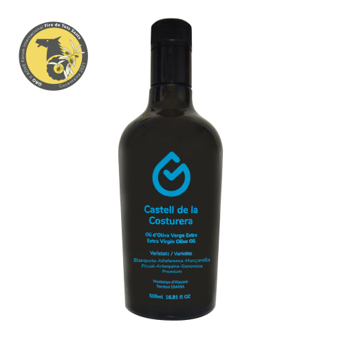 AOVE Castell de la Costurera Coupage 6 variedades 0,5L 2024 caja de 6 botellas