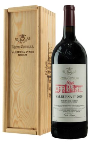 Vega Sicilia Valbuena 5º año 2021 Magnum en caja de madera OWC1