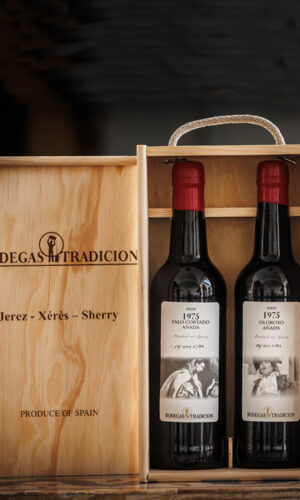 Tradición Oloroso 1975 y Palo Cortado 1975 en caja de madera OWC2