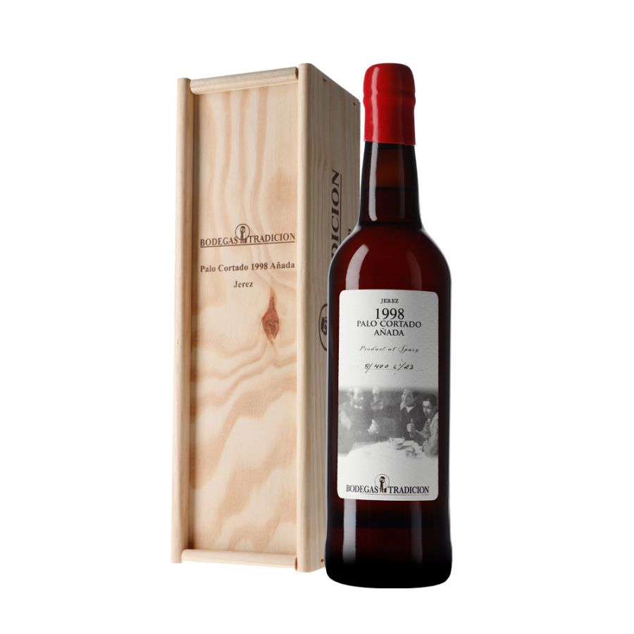 Tradición Palo Cortado Añada 1998 en caja de madera OWC1