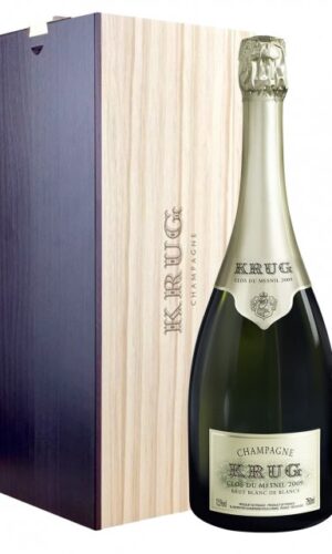 Krug Clos du Mesnil Blanc de Blancs 2009 en caja de madera OWC1