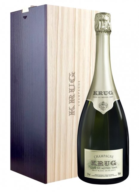 Krug Clos du Mesnil Blanc de Blancs 2009 en caja de madera OWC1